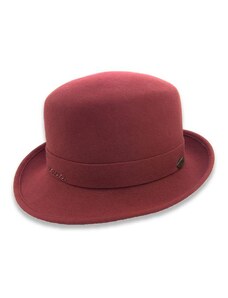 Tonak Dámský plstěný klobouk cihlově červená (Q1016) 55 52520/13BB