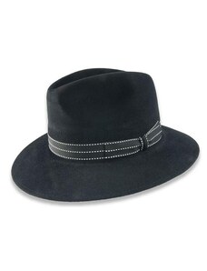 Tonak Luxusní plstěný klobouk černá (Q9030) 60 10129/05AF