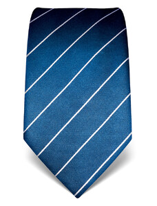 Modrá kravata s pruhem Vincenzo Boretti 21924