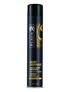 Black Professionals Black Argan Treatment Hair Spray 500 ml - lak na vlasy s arganovým olejem