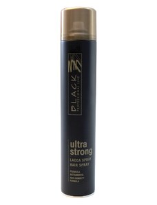 Black Ultra silně tužící lak na vlasy 500 ml
