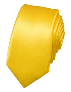 Úzká kravata Avantgard - žlutá 551-770-0