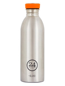 Láhev na pití 24Bottles BASIC 500 ml - STEEL