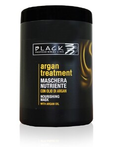 Black Professionals Black Argan Treatment Maschera 1000 ml - arganová maska na vlasy