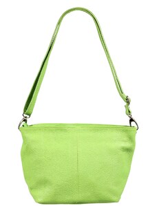 NovaKabelka.cz Kožená kabelka crossbody Batilda Verde Segnale zelená