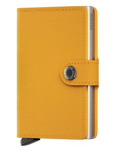 Kožená peněženka SECRID Miniwallet Crisple Amber žlutá