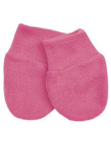 Babyrenka Zimní fleecové rukavičky - hot pink