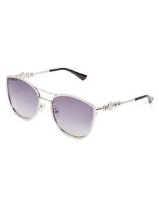 GUESS brýle Cat Eye Metal Sunglasses silver, 11002
