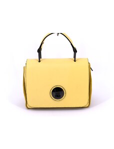 Dámská kožená kabelka Arteddy - žlutá