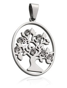 BM Jewellery Přívěsek strom života z chirurgické oceli S368110