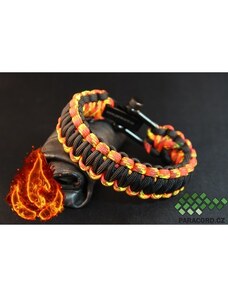 Náramek Paracord ELEMENT Fire