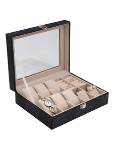 JK BOX SP-1814/A14, Kazeta na hodinky a šperky modrá