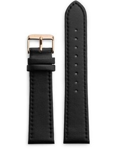 CHPO 14230II-S Black Vegan Leather Strap - 20 mm