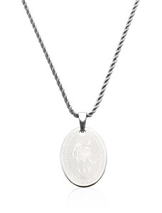 BM Jewellery Náhrdelník s přívěskem ve znamení zvěrokruhu - Lev S394050