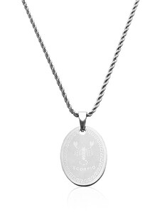 BM Jewellery Náhrdelník s přívěskem ve znamení zvěrokruhu - Štír S392050