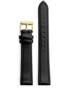 CHPO 14231AA-S Black Vegan Leather Strap - 15 mm