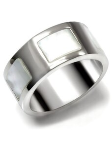 US Ocelový dámský prsten s Perletí Ocel 316 - Alessandra