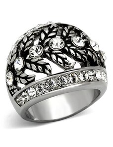 US Ocelový dámský prsten s Swarovski krystaly Ocel 316 - Angelina