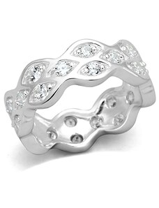 US Stříbrný, rhodiovaný dámský prsten s Cubic Zirconia Stříbro 925 - Beth