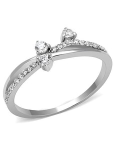 US Stříbrný, rhodiovaný dámský prsten s Cubic Zirconia Stříbro 925 - Kaitlyn