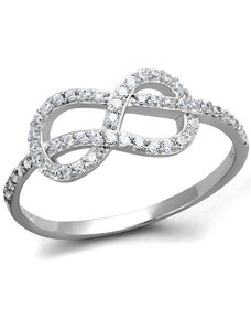 US Stříbrný, rhodiovaný dámský prsten s Cubic Zirconia Stříbro 925 - Morgan