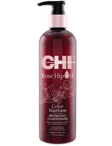 Farouk Systems CHI Rose Hip Oil Color Nurture Protecting Conditioner - Ochranný kondicionér pro barvené vlasy 340 ml