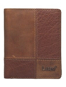 Pánská kožená peněženka Lagen Apolo - hnědá