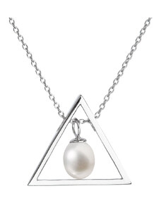 EVOLUTION GROUP Perlový náhrdelník z pravých říčních perel bílý 22024.1