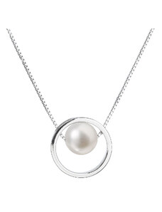 Evolution Group s.r.o. Evolution Group CZ Perlový náhrdelník z pravých říčních perel bílý 22025.1