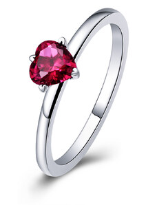 Royal Fashion prsten Třešnově červený poklad SCR389