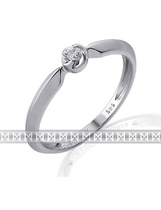 GEMS DIAMONDS Zásnubní prsten s diamantem, bílé zlato brilianty Briline 3861819