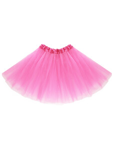 Tylová tutu sukně světle růžová 40 cm
