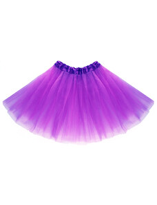 Tylová tutu sukně fialová 40 cm