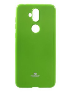 MFashion Pouzdro Jelly Case Asus Zenfone 5 Lite ZC600KL - zelený - třpytivý