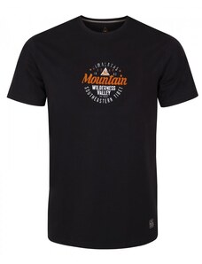 Loap (navržené v ČR, ušito v Asii) Pánské tričko Loap BADE černé s oranžovou