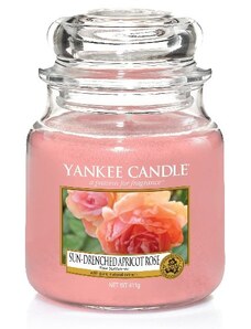Yankee Candle Sun-Drenched Apricot Rose vonná svíčka 411 g
