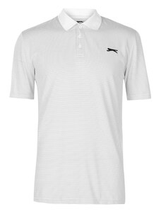 Pánské triko Slazenger Micro Stripe Bílé