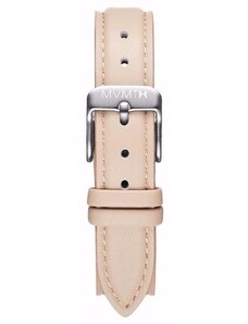 MVMT WOMENS AVENUE SERIES 14MM NUDE LEATHER SILVER