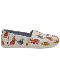 BOTY TOMS ALPARGATA DISNEY WMS - béžová -