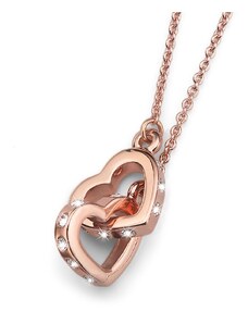 Přívěsek s krystaly Swarovski Oliver Weber Fond Rosegold 11615RG