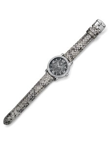 Dámské hodinky s krystaly Swarovski Oliver Weber Vigo Leopard Silver 65044-SIL