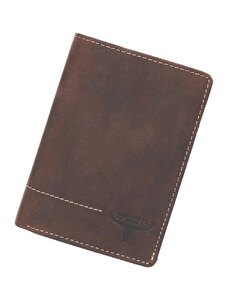 Tmavěhnědá kožená peněženka Buffalo Wild N4-H-1