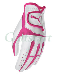 Puma golf Puma Flexlite dámská kožená golfová rukavice bílo/růžová
