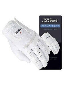 Titleist Permasoft dámská kožená golfová rukavice bílá