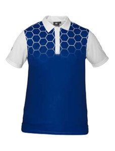 Pánské golfové tričko modré s dimply Tony Trevis