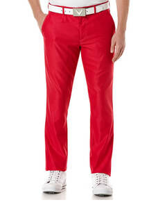 Callaway golf Callaway Corded Tech Pant pánské golfové kalhoty červené