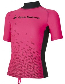 Dámské tričko Aqua Sphere Bix Rash Guard Pink/Bright Pink 16