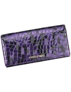 Gregorio Kožená fialová dámská peněženka dárkové krabičce