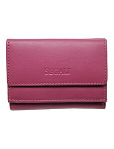 SEGALI Dámská malá kožená peněženka SG-21756 fialová