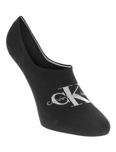 Nízké ponožky Calvin Klein Mono Logo Černé
